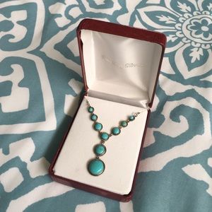 Silver/turquoise necklace