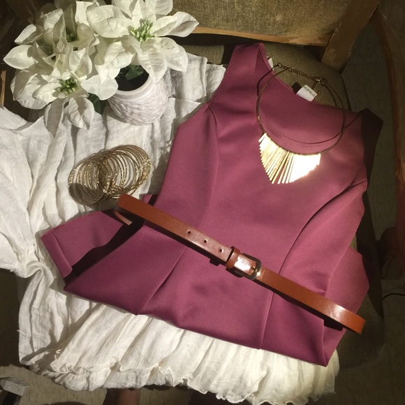 Cloudless Tops - Purple dress shirt