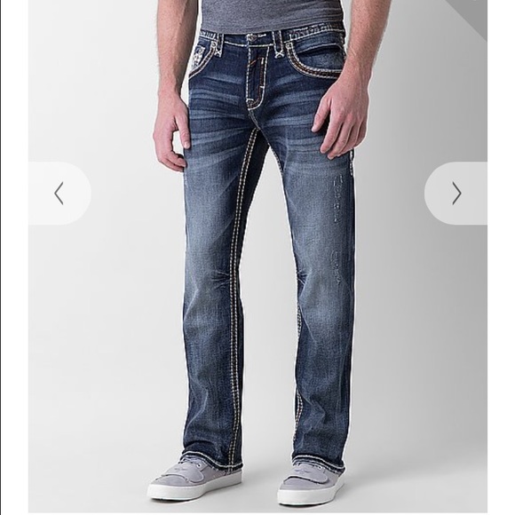 SOLD! Men's Ander Straight Rock Revivals, sz 32x34 - Picture 2 of 4