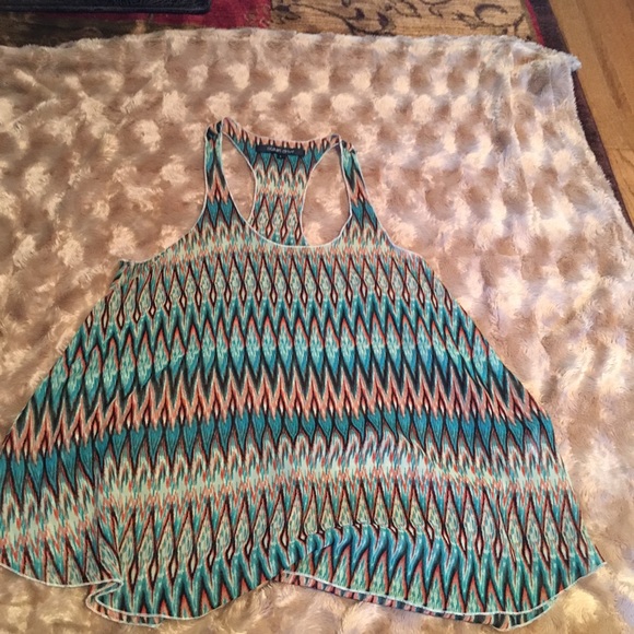 Flowy racerback tank