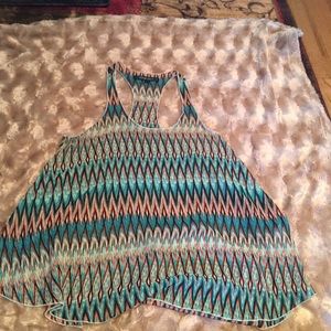 Flowy racerback tank