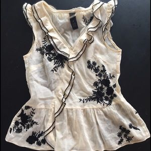 Anthropologie Peplum Top