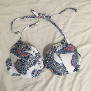H&M paisley print push up bikini