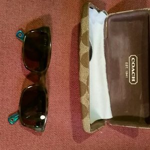 Coach Dark Tortoise Brooklyn Sunglasses