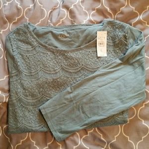 LOFT lacy shirt