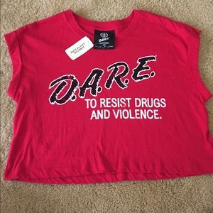 Forever 21 D.A.R.E. Crop top