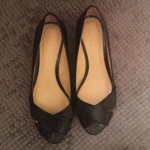 Ralph Lauren black, leather shoes.