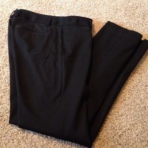 Black columnist trousers express size 4s