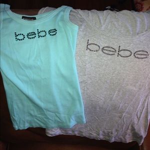 2 'bebe' shirts selling together