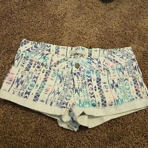 Multicolor aztec shorts from zumiez!