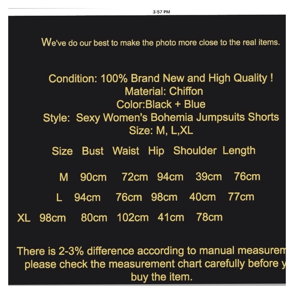 Cute bohemian romper - Picture 4 of 4