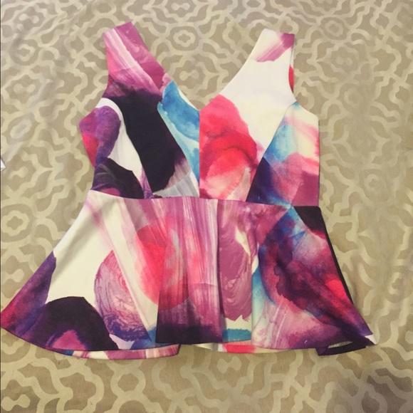 H&M peplum blouse