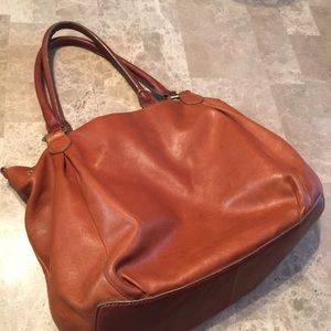 J Crew leather handbag