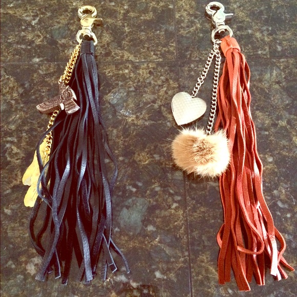 Two bandits handbag tassel accessories