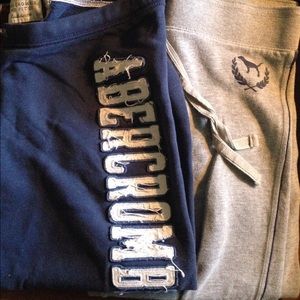 Victoria secret & Abercrombie sweatpants sz MED