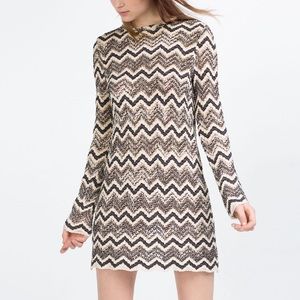 ZARA Two Tone Knit Dress