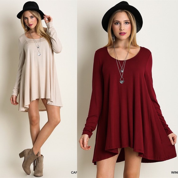 "Waltz" Long Sleeve Mini Dress - Picture 2 of 4