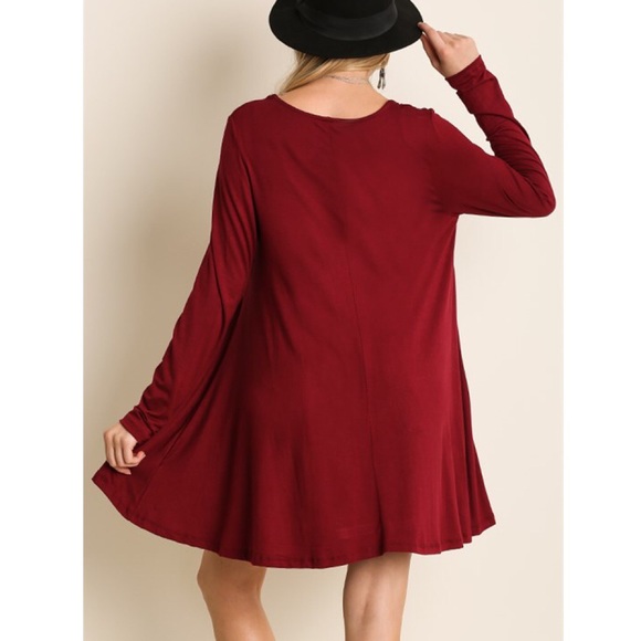 "Waltz" Long Sleeve Mini Dress - Picture 4 of 4