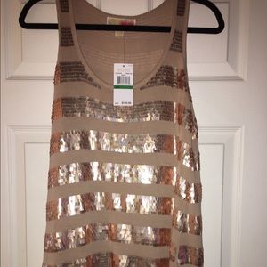 Gold Sequin Dress
