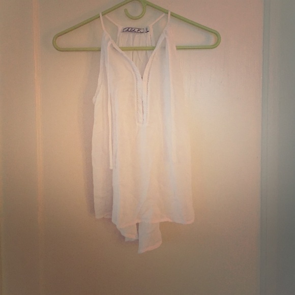 Chloe K-- sheer tank