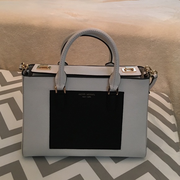 Henri Bendel - Dalton Blocked Turnlock Satchel
