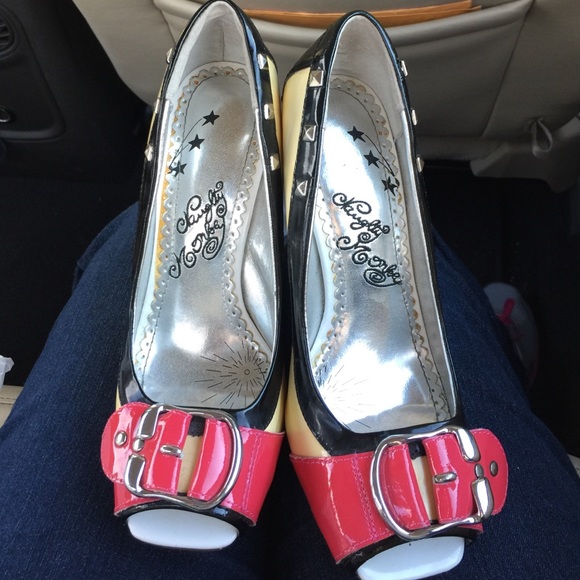 naughty monkey Shoes - Naughty Monkey sexy peep toe heels