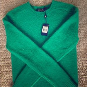 Polo Ralph Lauren Classic Shaggy Green Sweater