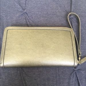 Silver Wallet/Wristlet