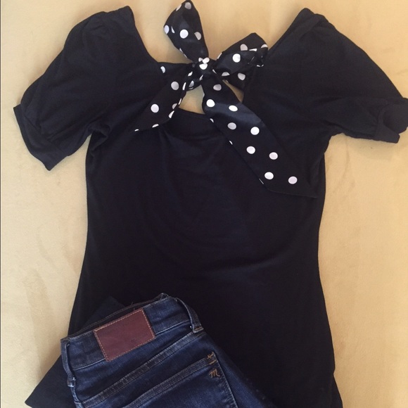 Bow back Ann Taylor Loft shirt