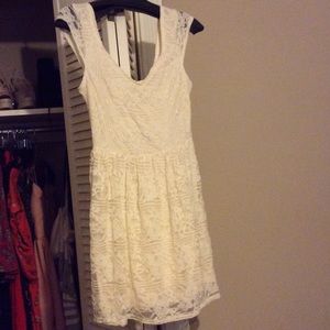 Cream Hollister Dress
