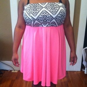 Strapless Short Dress