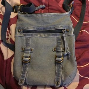 Denim Crossbody Bag