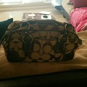 Brown Coach bag