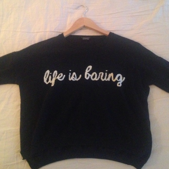 Topshop Cropped Sweater