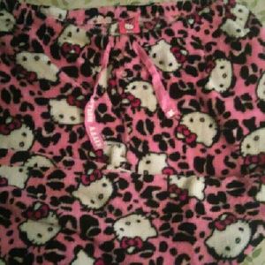 Like New Hello Kitty pajama bottoms