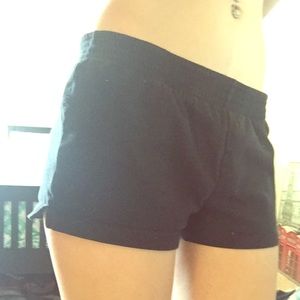Black gym shorts