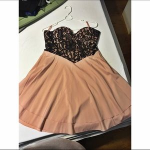 Charlotte Russe Lace Strapless Dress