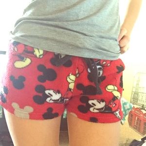 Mickey Mouse pajama shorts