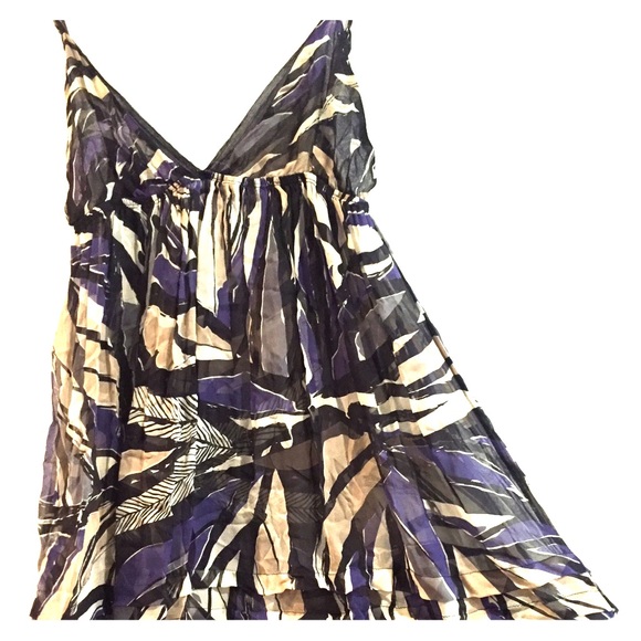 Urban outfitters sheer multi color slip