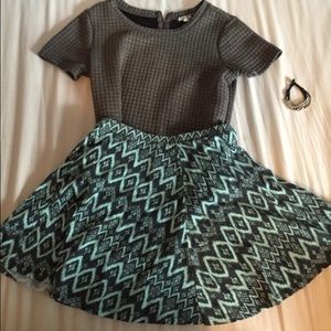 TRIBAL SKATER SKIRT