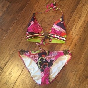 Trina Turk Bikini. Top: size 12 Bottom: size 8