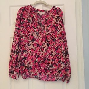 LOFT Floral Patterned Blouse