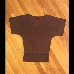 Brown express shirt size small