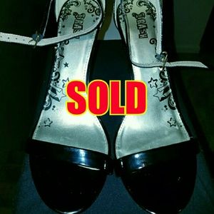 Black Heeled-Sandals