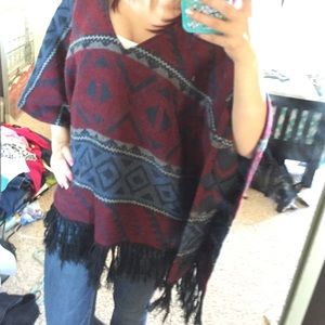 Hollister poncho