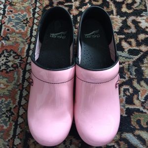 Dansko breast cancer awareness limited edition.