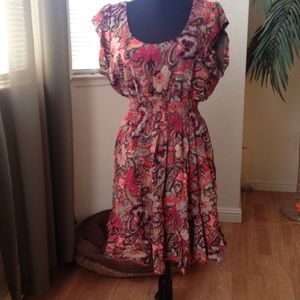 American Rag Paisley and flower dress