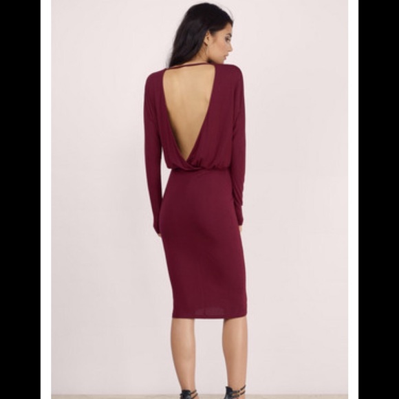 Tobi Bella Dolman Sleeve Midi Dress
