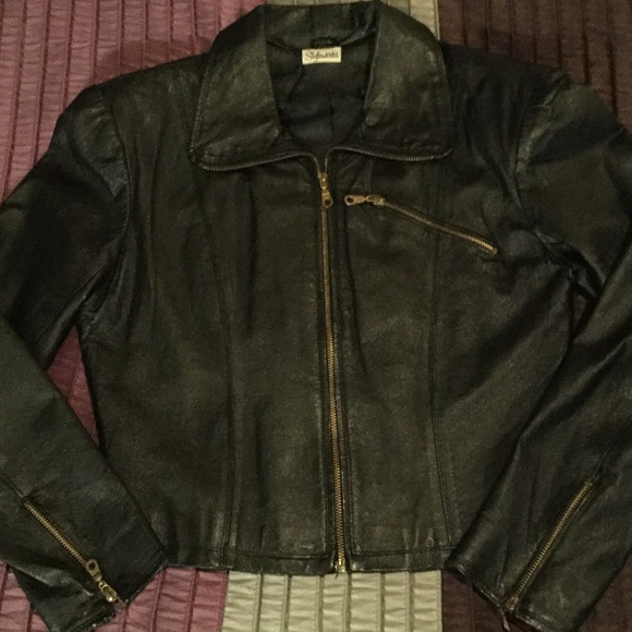 -•SOLD•!!- Real Leather Bomber Jacket. Brand New! - Picture 4 of 4