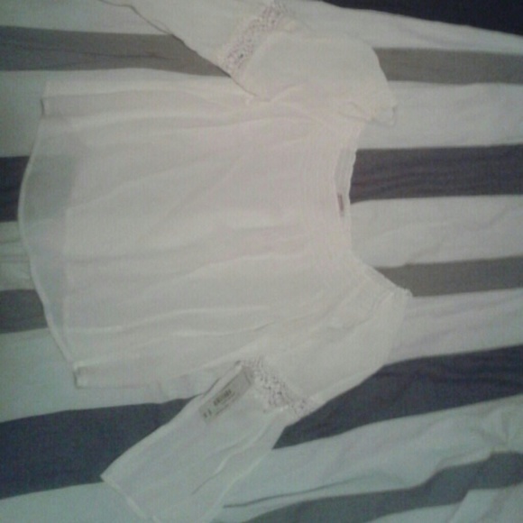 White flowy shirt